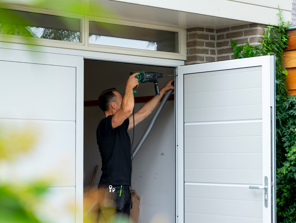 Installeren garagedeur