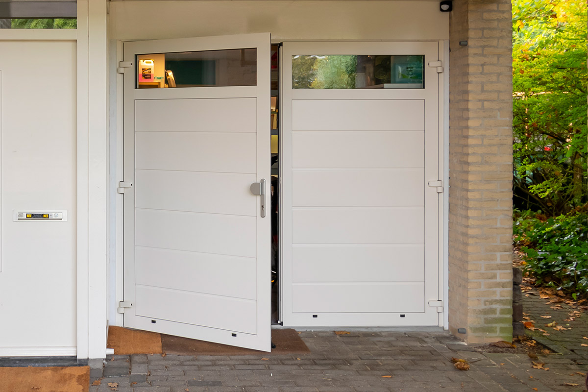 Dubbele deuren met glas