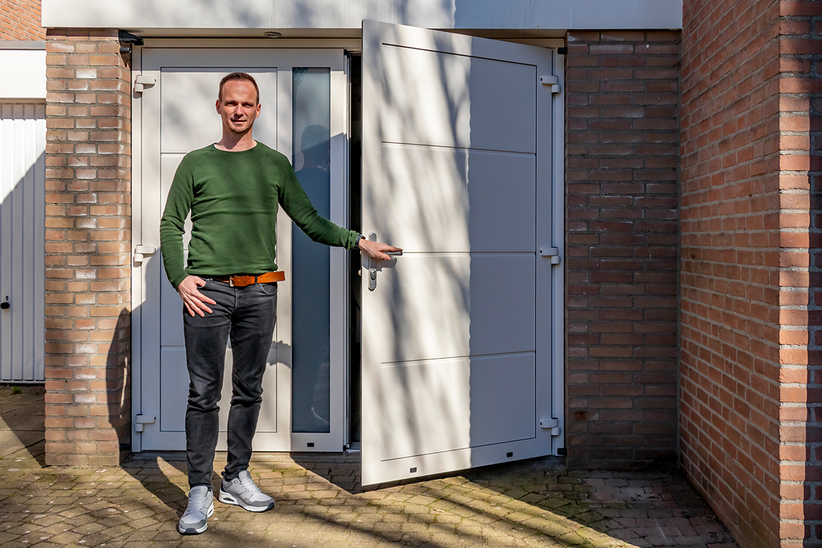 witte garagedeur