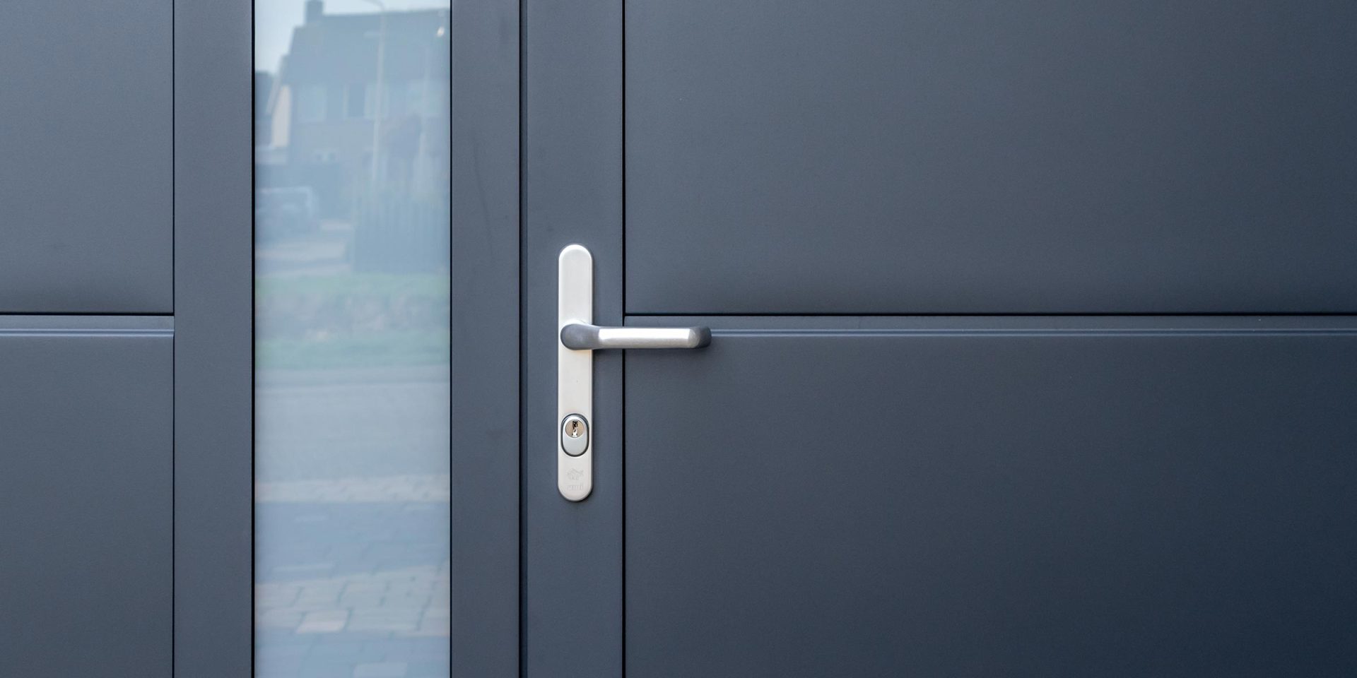 Garagedeur antraciet