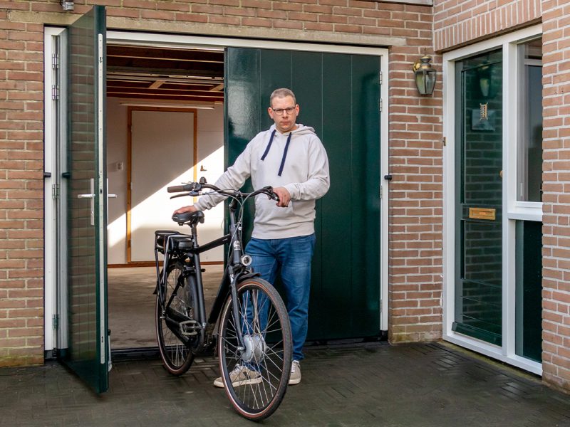 Houten dubbele garagedeur van Ambassa