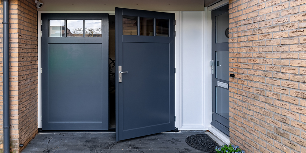 Houten garagedeur Wijchen