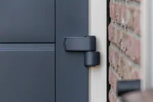 poedercoating-garagedeur Garagedeur met kozijn