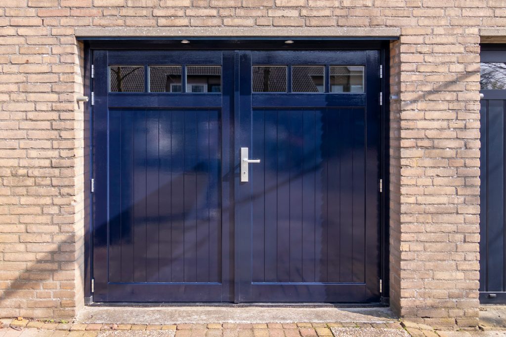 houten openslaande garagedeur