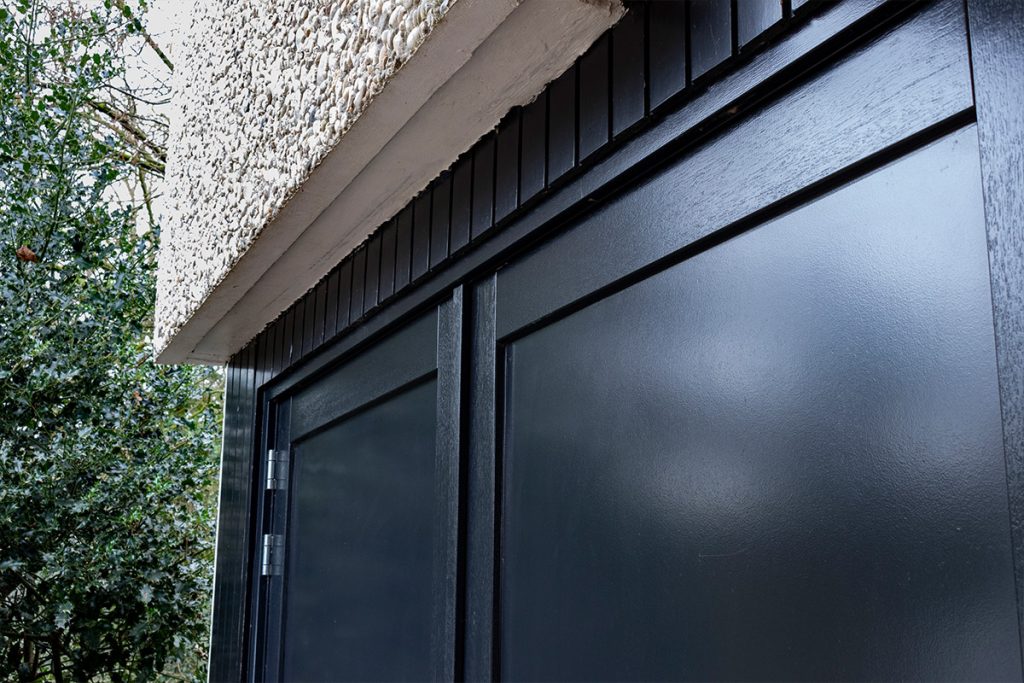 Openslaande deur zwart