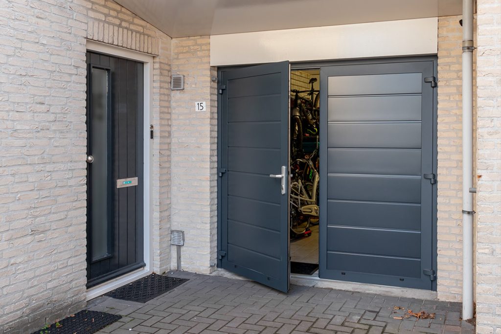 Openslaande garagedeuren antraciet