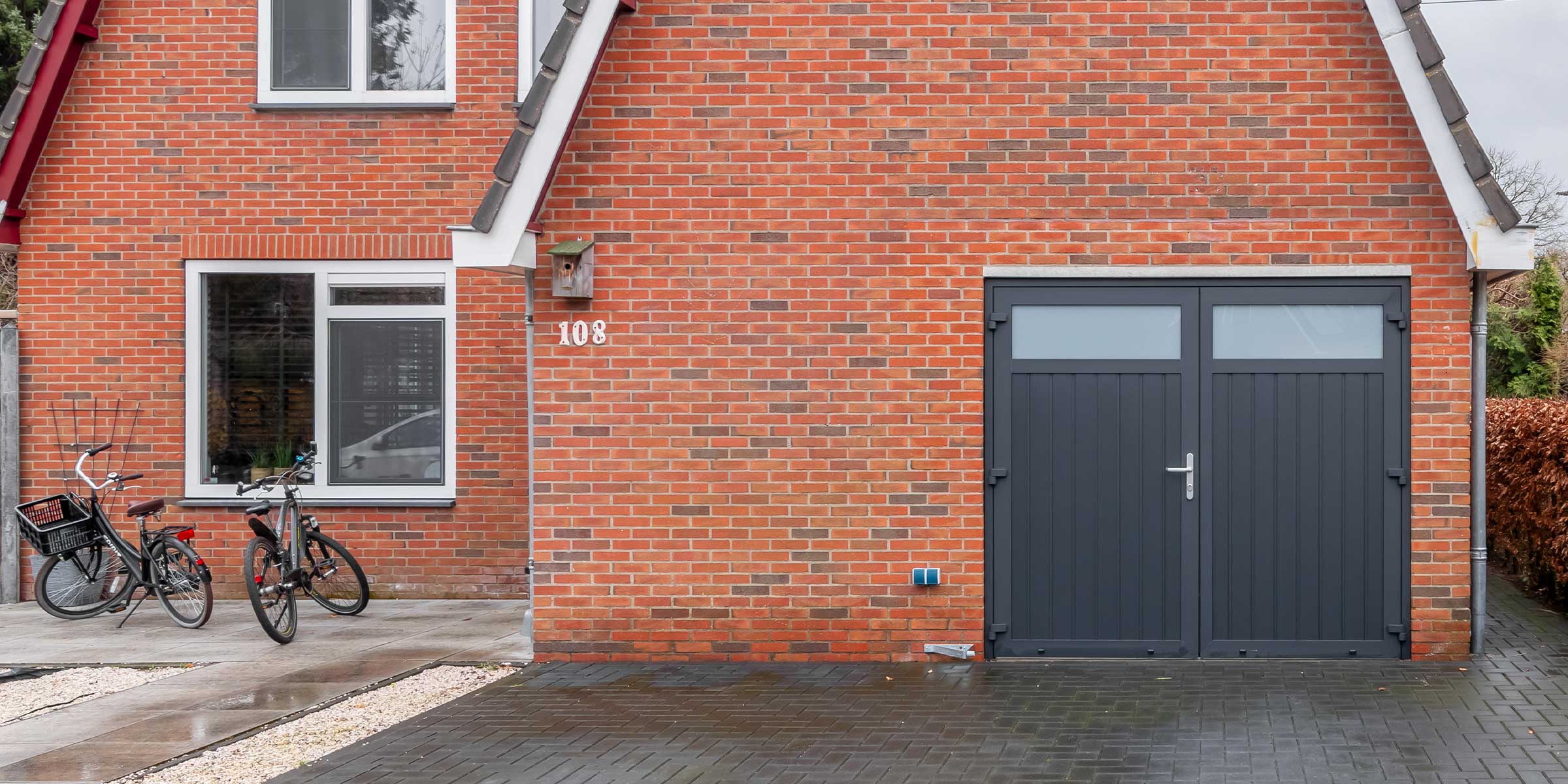 Antraciet garagedeur