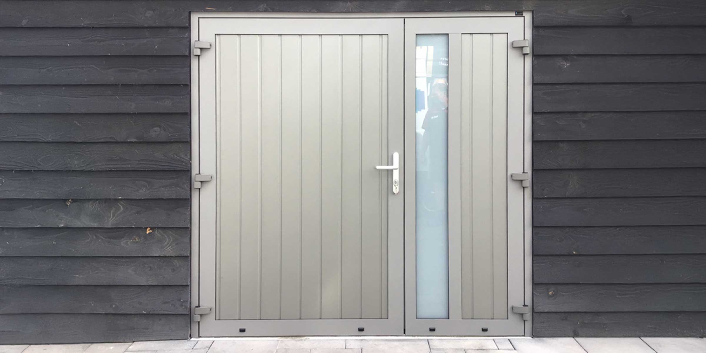 Asymmetrische openslaande deuren