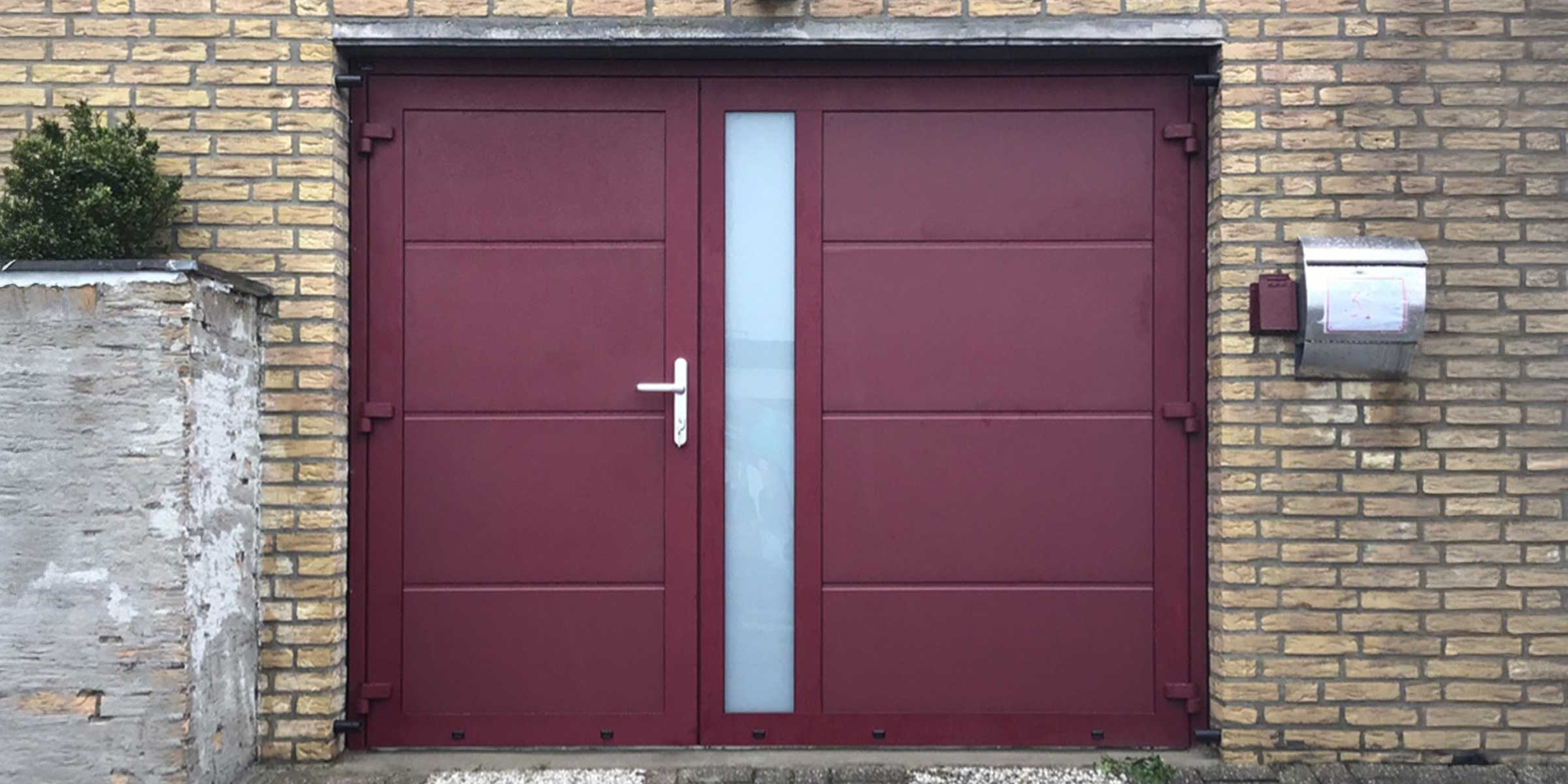 Asymmetrische openslaande deuren