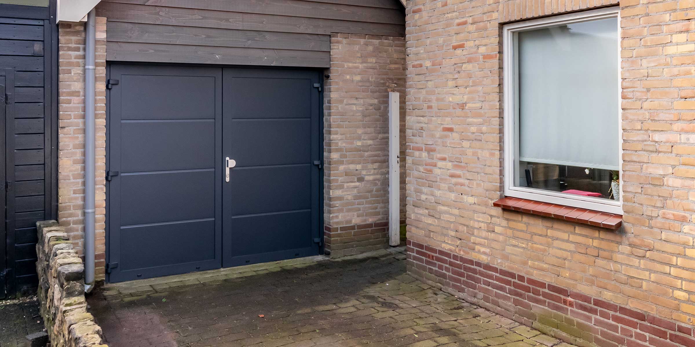Onderhoudsvrije garagedeur antracietgrijs