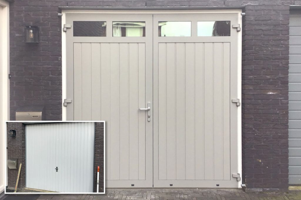Kanteldeur vervangen voor geïsoleerde garagedeur