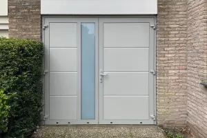 van-berkel Lichtgrijze garagedeur