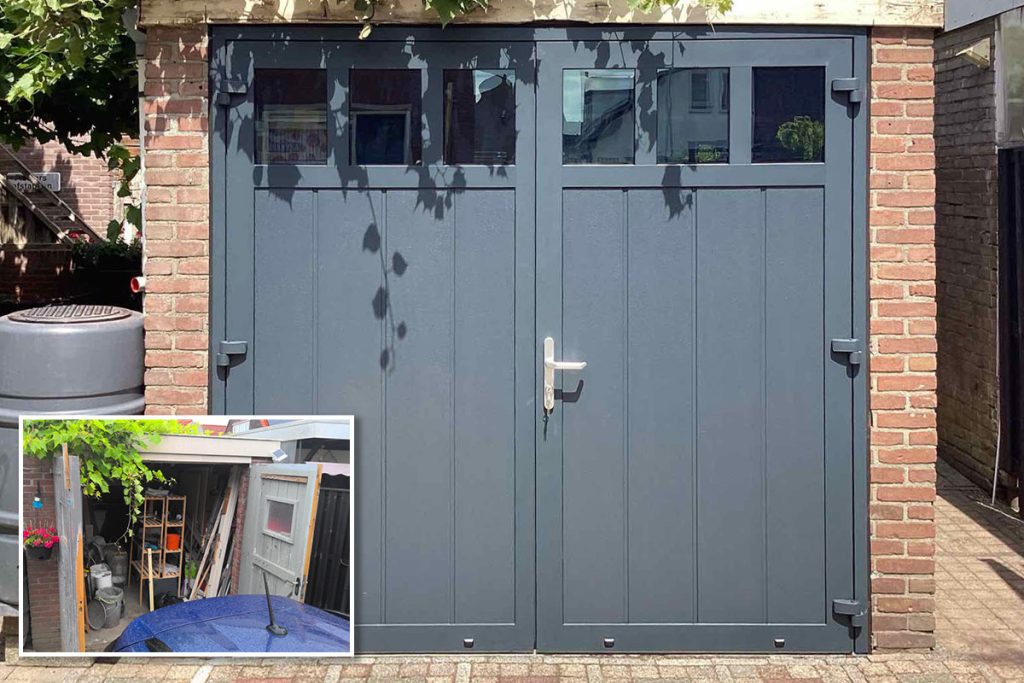 Metamorfose oude deur naar nieuwe deur