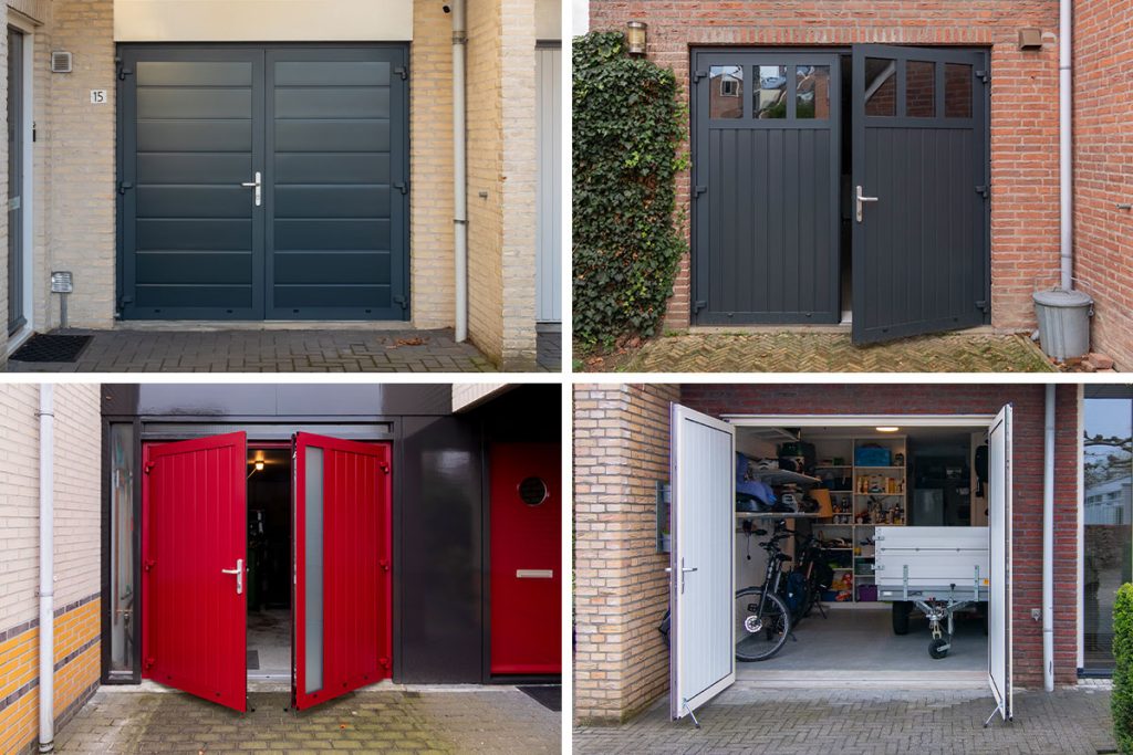 Onderhoudsvrije openslaande garagedeur Ambassa