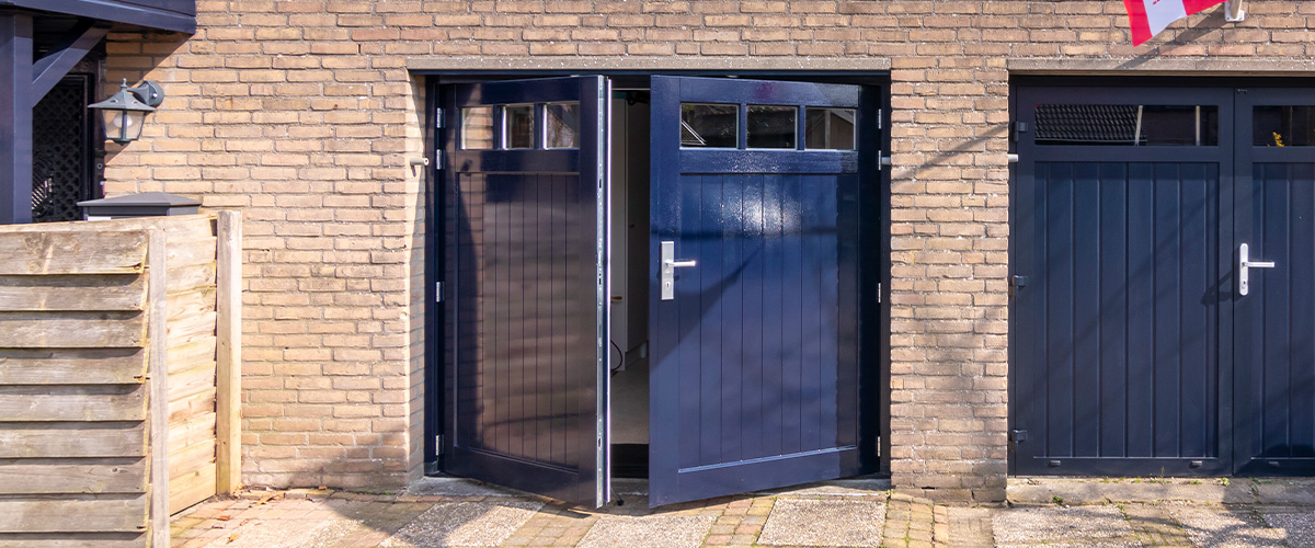 Houten openslaande deuren