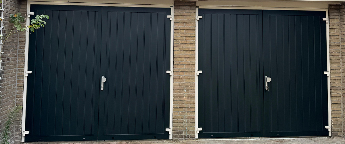 Nieuwe garagedeuren na renovatie