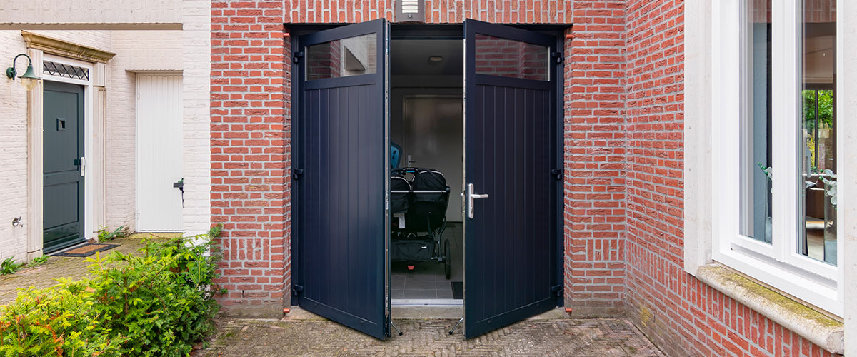 Openslaande dubbele deuren