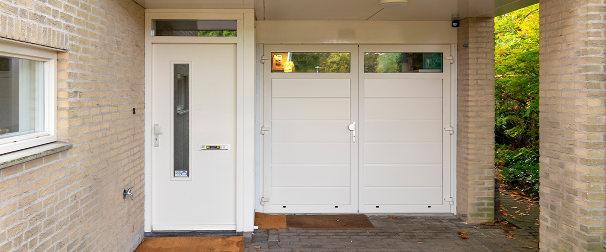 Onderhoudsvrije garagedeuren gesloten