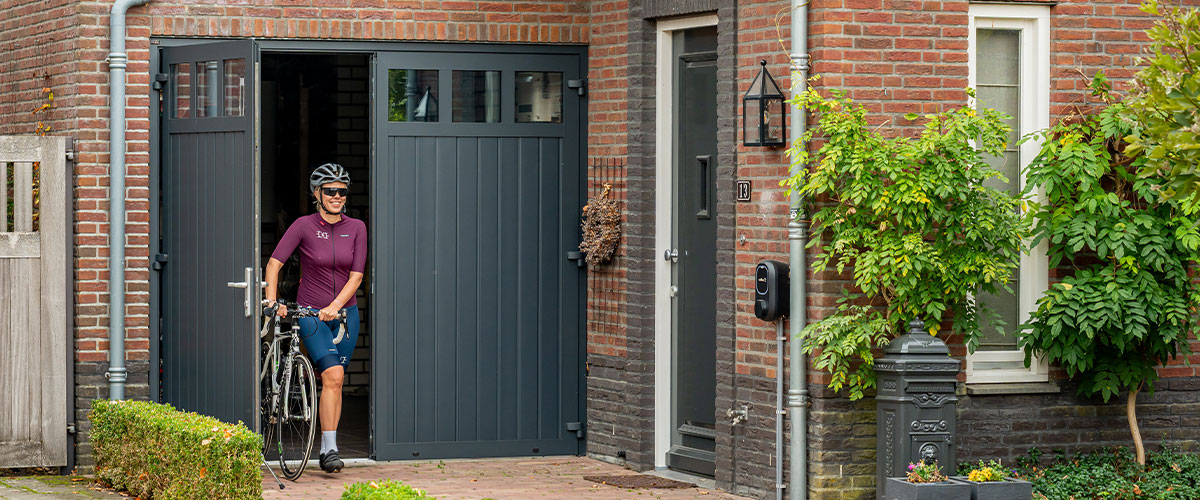 Garage als fietsenstalling voor wielrenfiets
