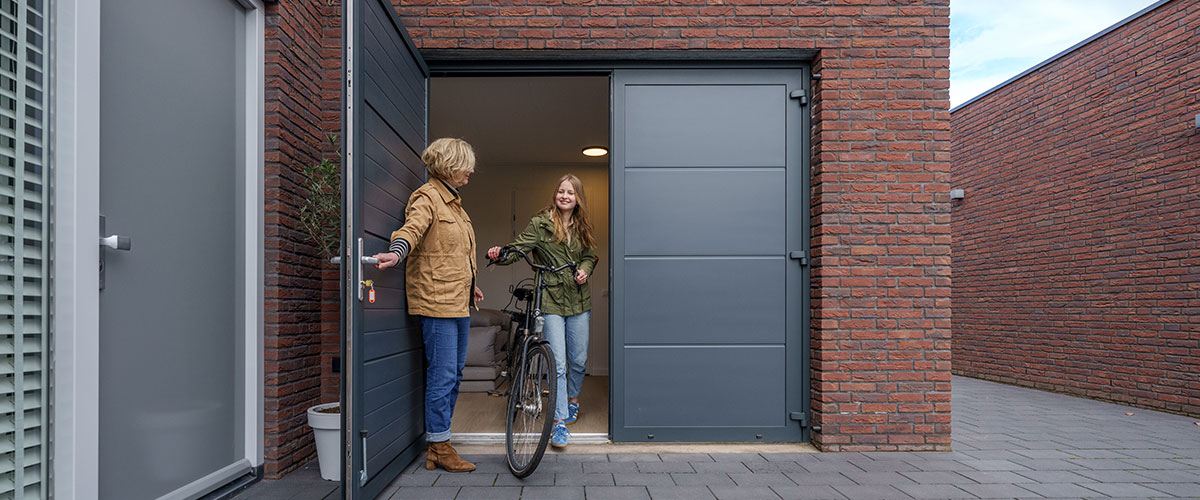Openslaande deuren met loopdeur